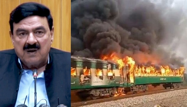 Railways’ Rs213 million reduced to ashes in train fire