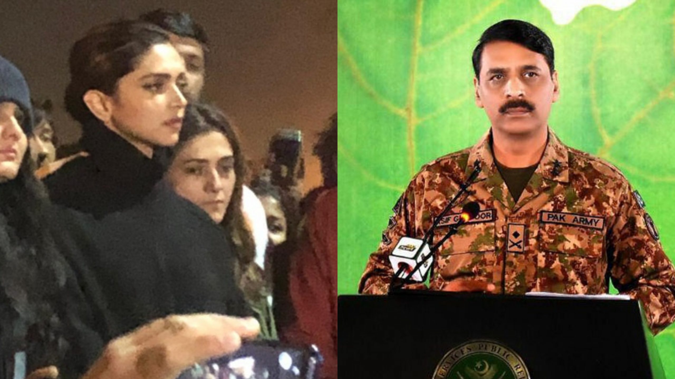 DG ISPR Gen Asif Ghafoor praises Deepika for being ‘a brave person’