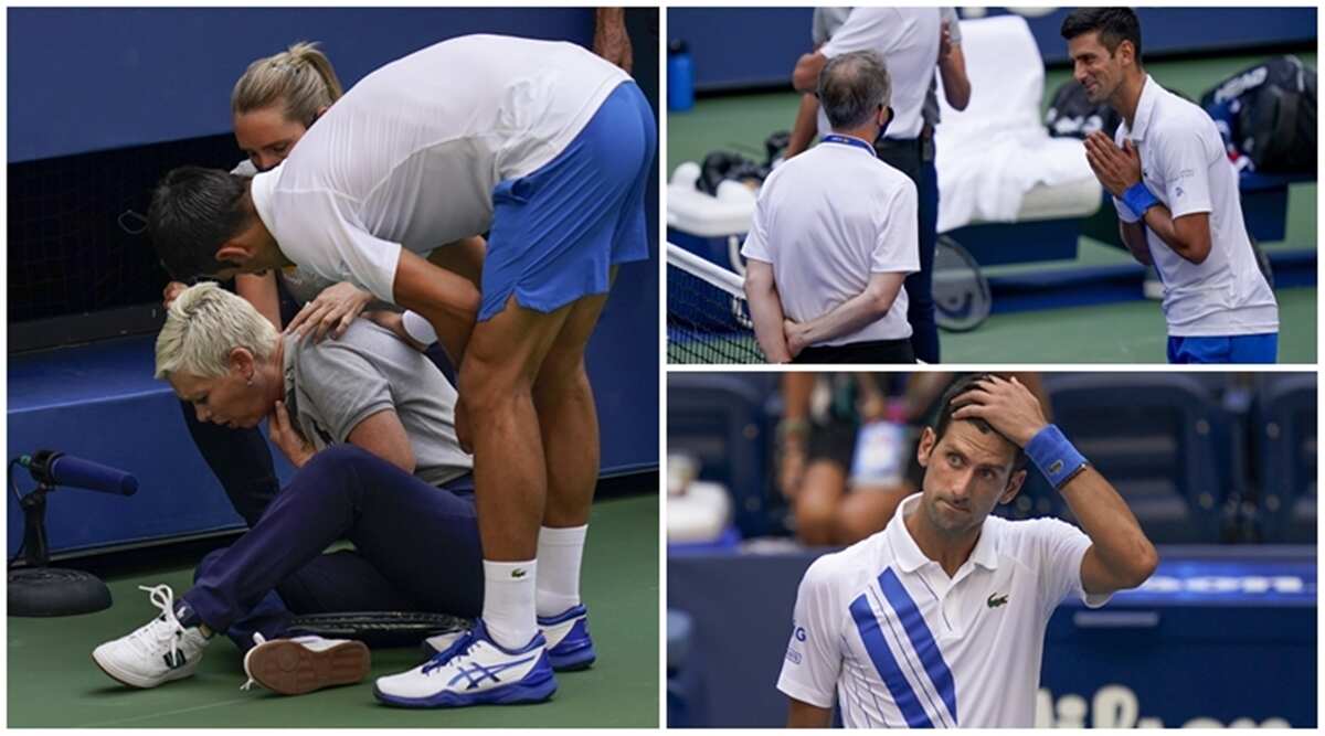 VIDEO: Three-time champion Novak Djokovic defaults out of US Open after hitting line judge with ball