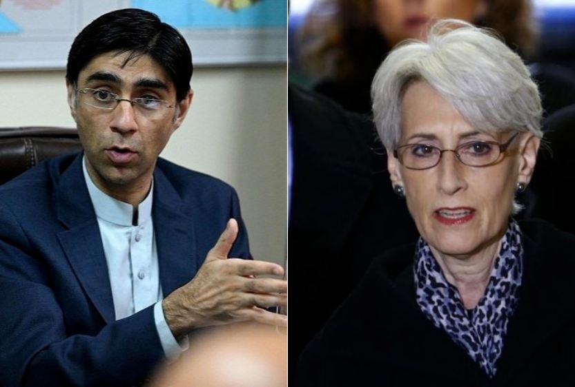 ‘World must maintain contact with interim Taliban government in Afghanistan’: Moeed Yusuf tells Wendy Sherman