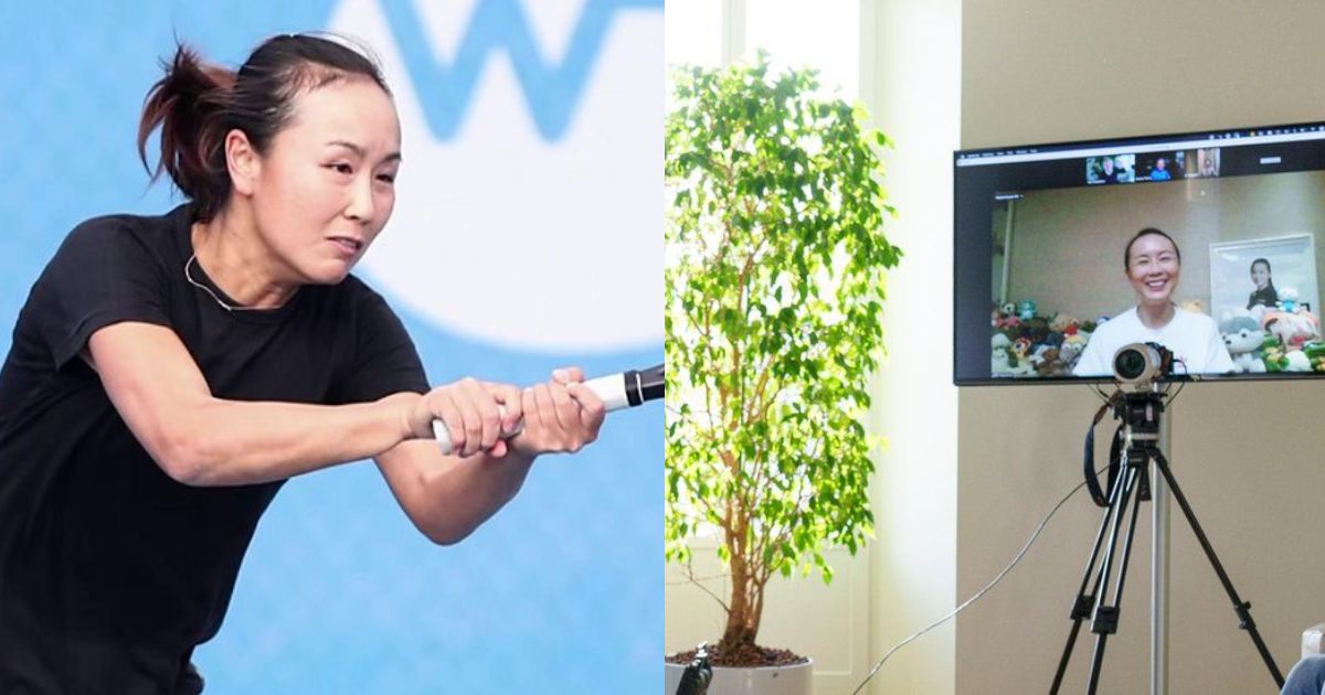 Peng Shuai: Missing Chinese tennis star appears in Beijing