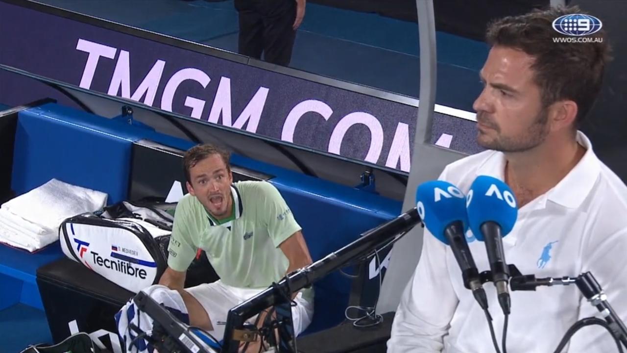Are you stupid? You are so bad’: Medvedev yells at referee in Australian Open semi-final