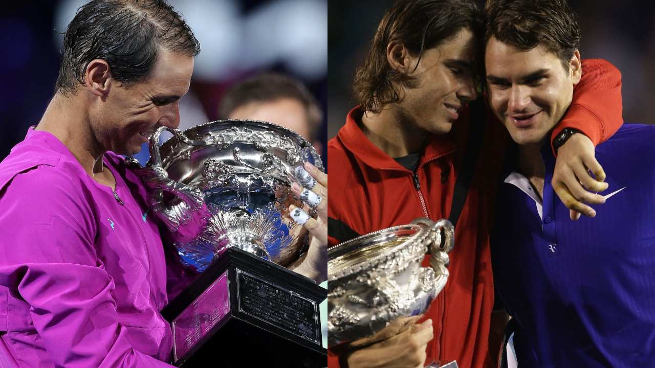 ‘Proud to share this era’: Roger Federer congratulates Rafael Nadal on winning 21st grand slam title