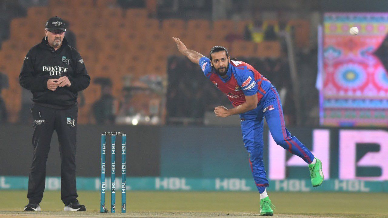 Karachi Kings spinner Imad Wasim fined for breaching PSL Code of Conduct
