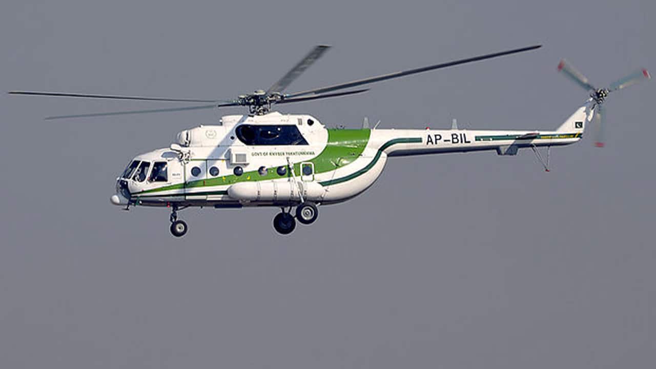 KP govt amends law to allow official helicopter to be used by private individuals