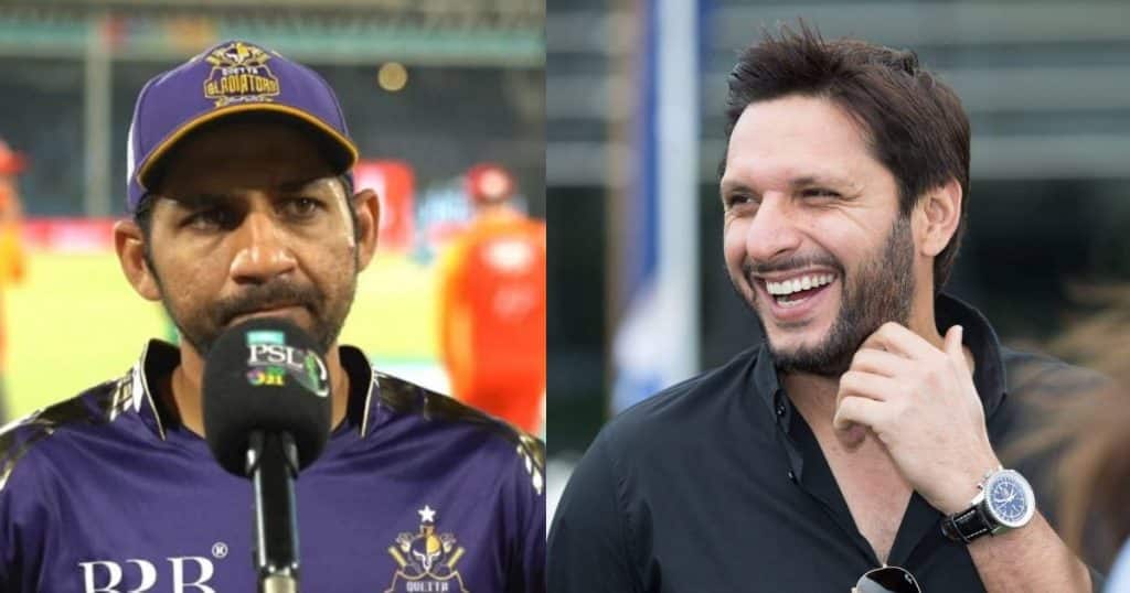 Ask Nadeem Umer to remove Sarfaraz Ahmed as captain of Quetta: Shahid Afridi