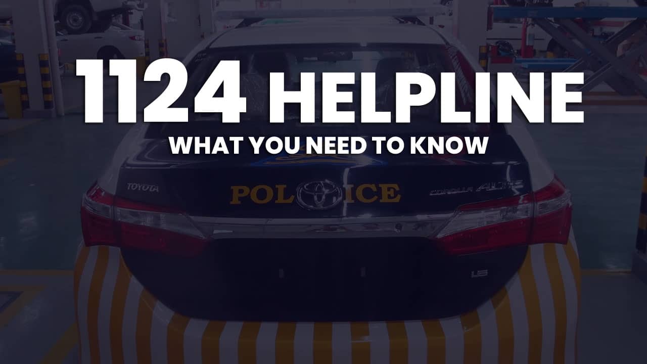 1124: The helpline you should know about for assistance during emergencies, accidents