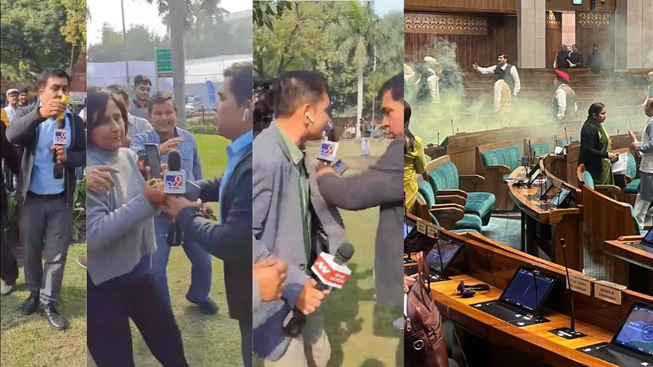 Twitter in fits with reporting over jobless people’s attack on Indian parliament