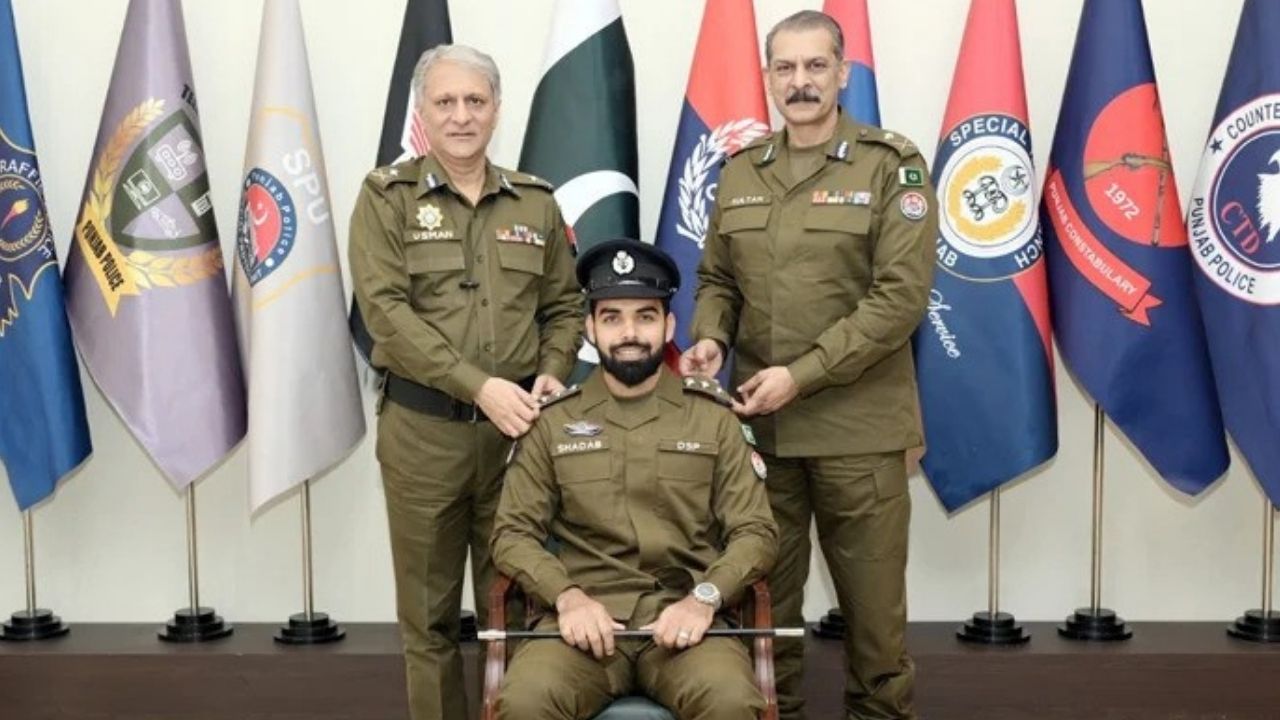 Shadab Khan appointed brand ambassador of Punjab Police