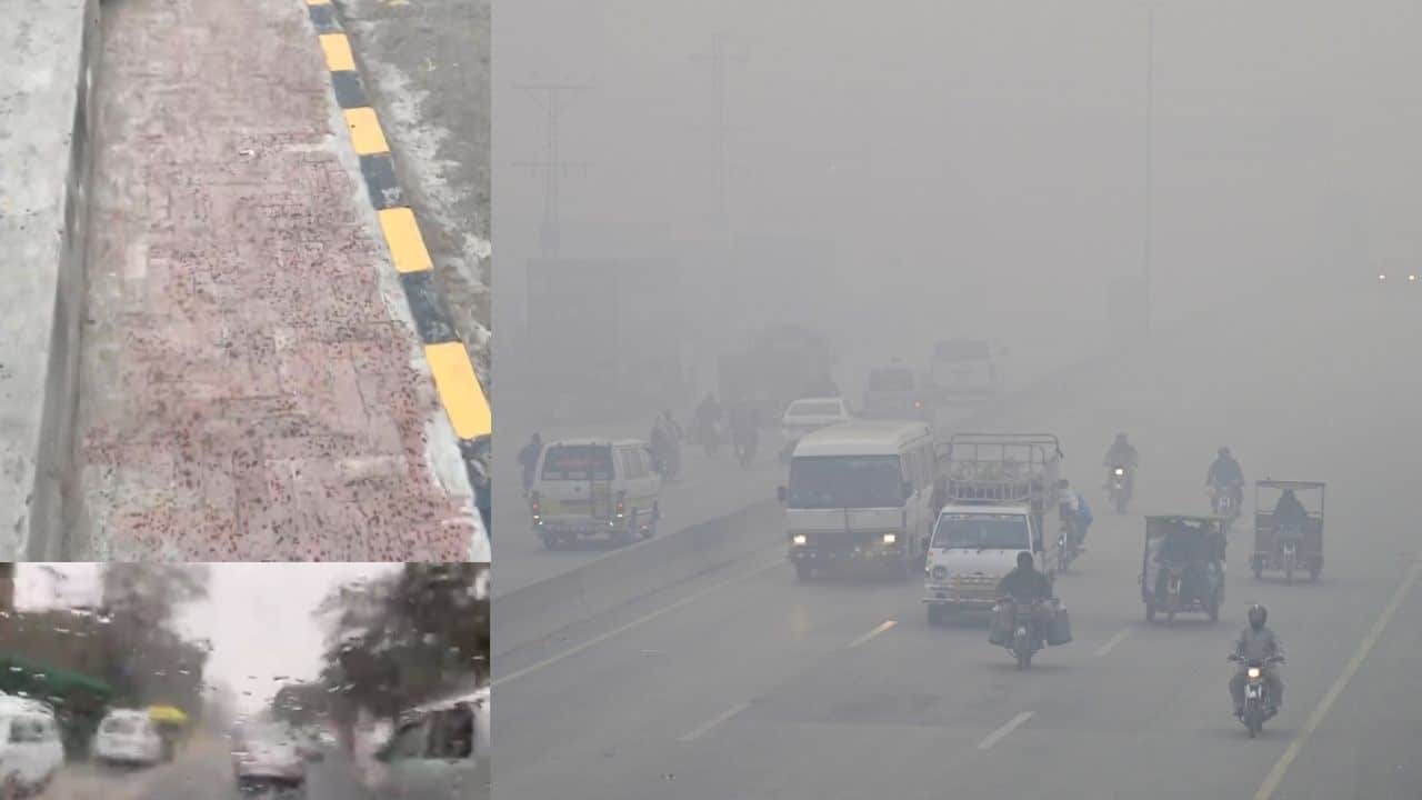 Artificial rain in Lahore; Just looking like a wow