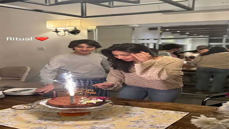 Pictures: Mahira Khan celebrates birthday with son, husband