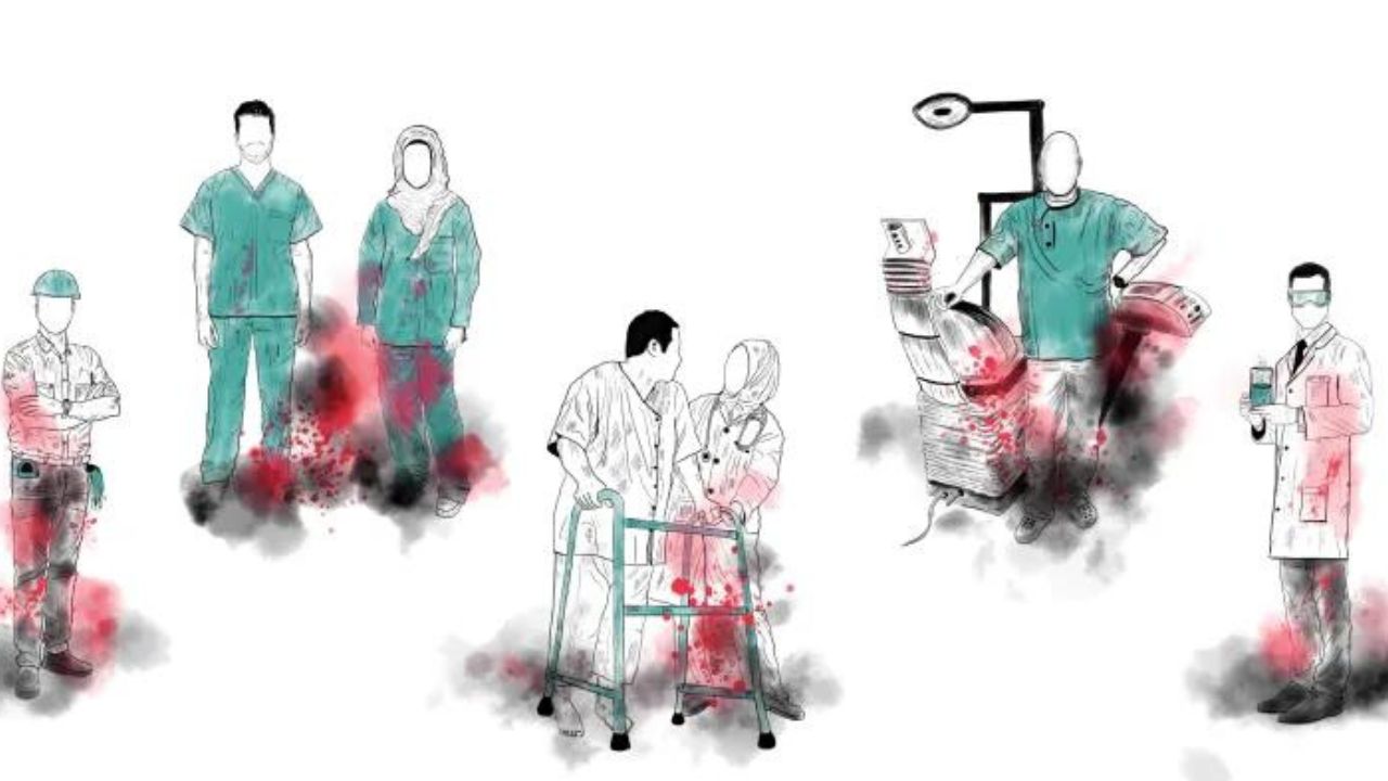 Last functional hospital in Gaza under attack as medical personnel toll hits 192