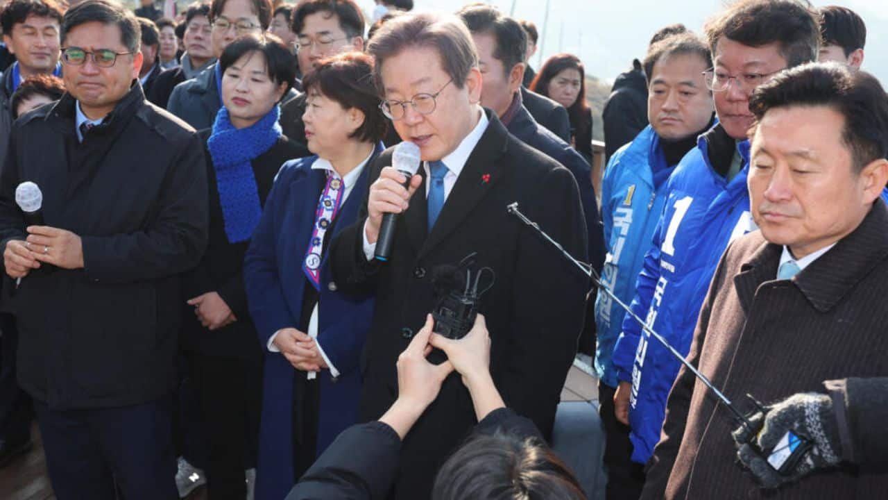 South Korean opposition leader stabbed in neck, expected to undergo surgery
