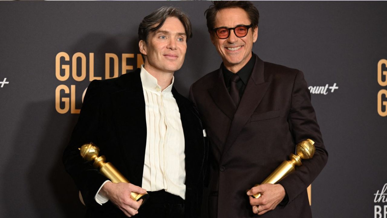 Oppenheimer tops Golden Globes on bittersweet night for Barbie