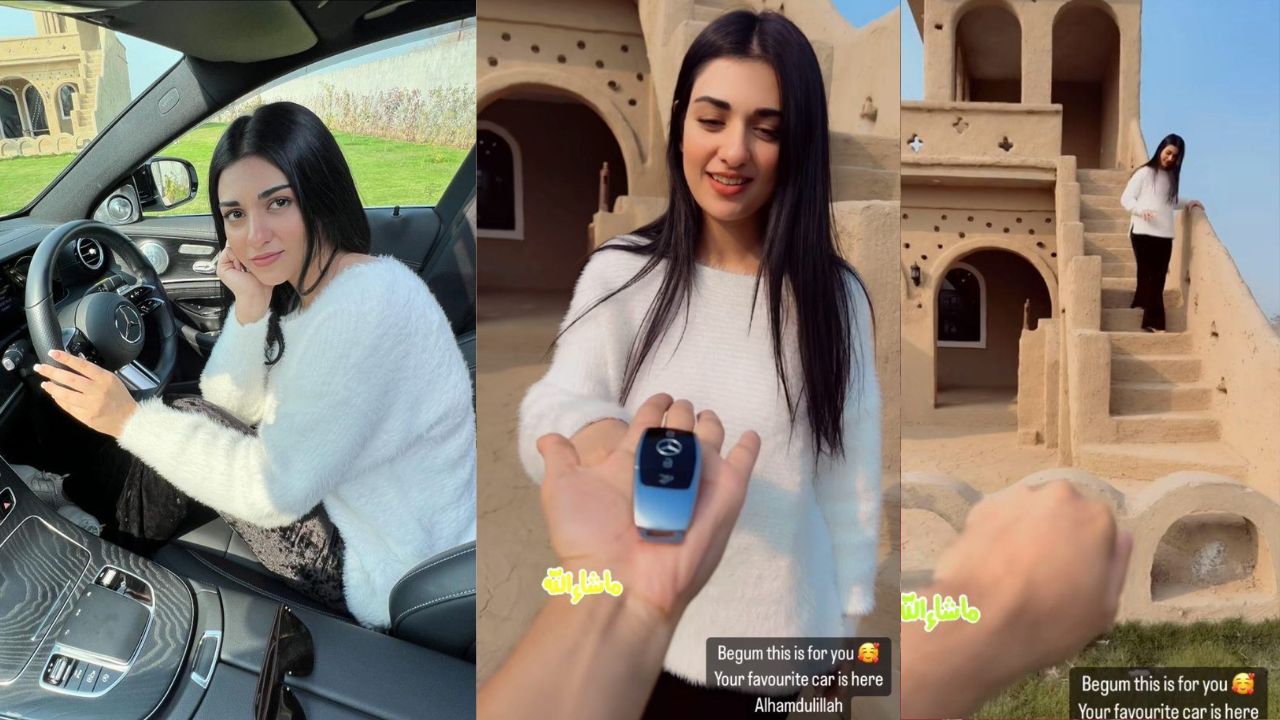 Sarah Khan receives luxurious gift from Falak Shabir