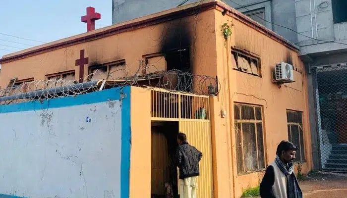 ‘Possible short circuit’, Police launch investigation into Gujjar Khan church fire