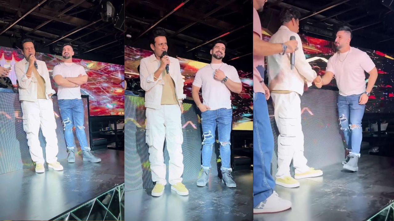 Muneeb Butt meets Indian Actor Manoj Bajpayee in Dubai