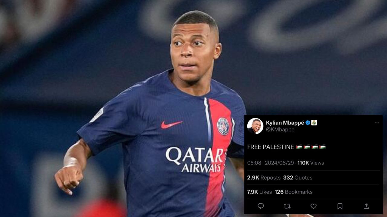 Hackers share ‘Free Palestine’ posts after hacking Kylian Mbappé’s X account