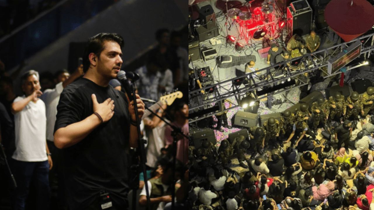Pakistani band performs in Bangladesh; military called in to control massive crowds