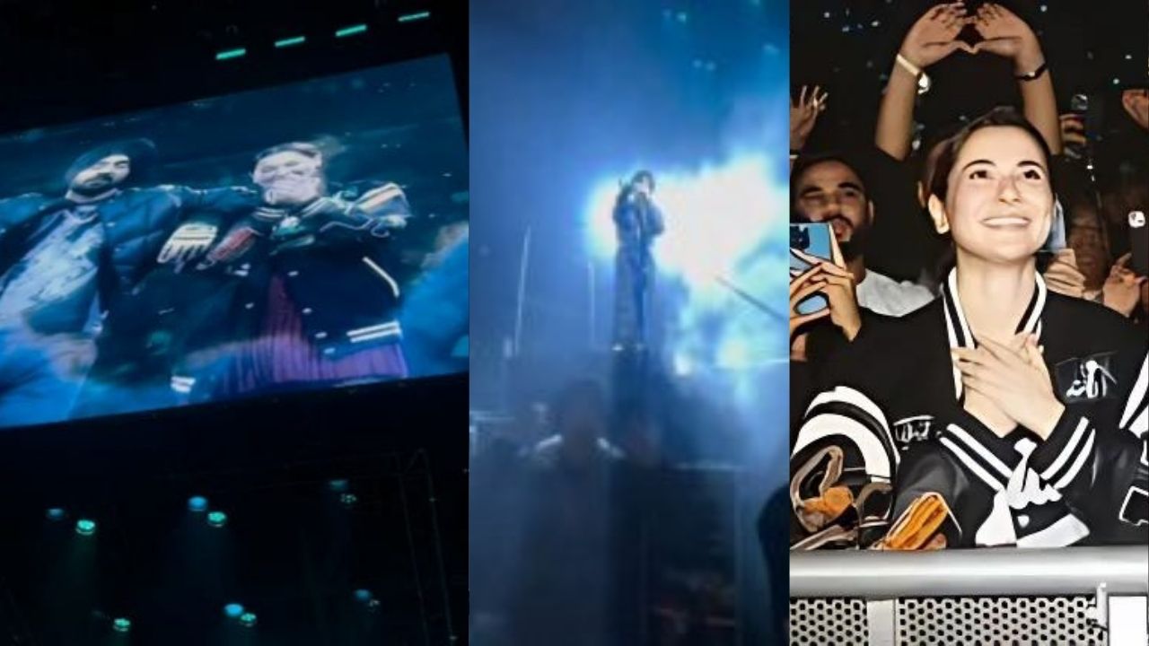 Watch: Diljit surprises fans by inviting Hania Aamir on stage in London