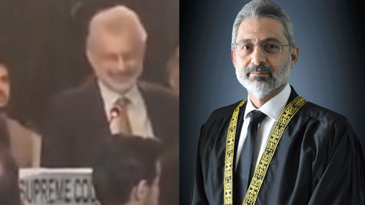 VIDEO: Qazi Faez Isa runs late for farewell because of ‘boy getting facial’ at barber